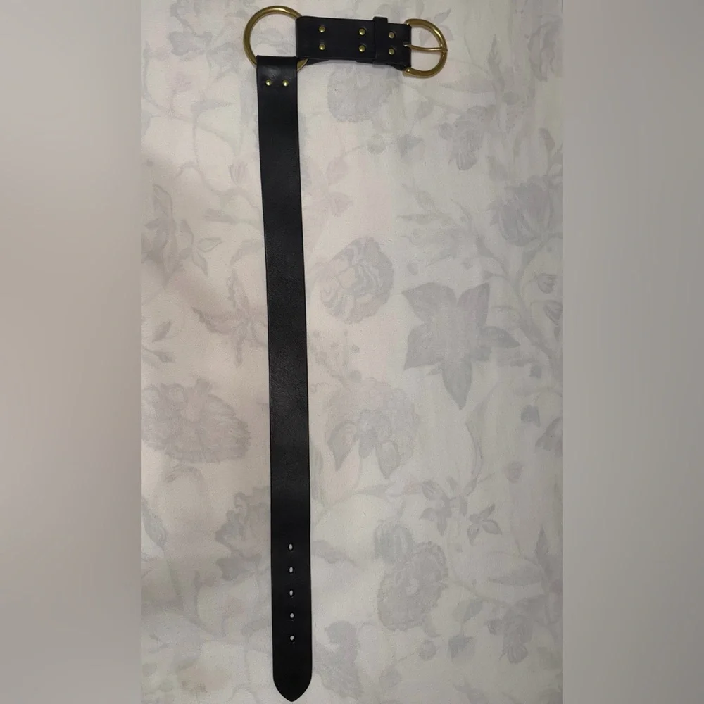 J & M DAVIDSON LEATHER BELT